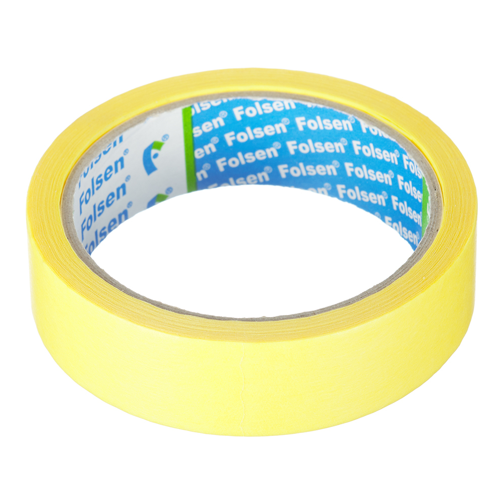original-33854.jpg Лента малярная Folsen для четкого края желтая 25 мм 25 м — изображение 1