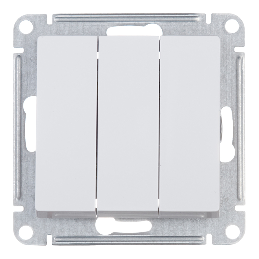 original-33868.jpg Выключатель Systeme Electric AtlasDesign трехклавишный встраиваемый белый (ATN000131) — изображение 1