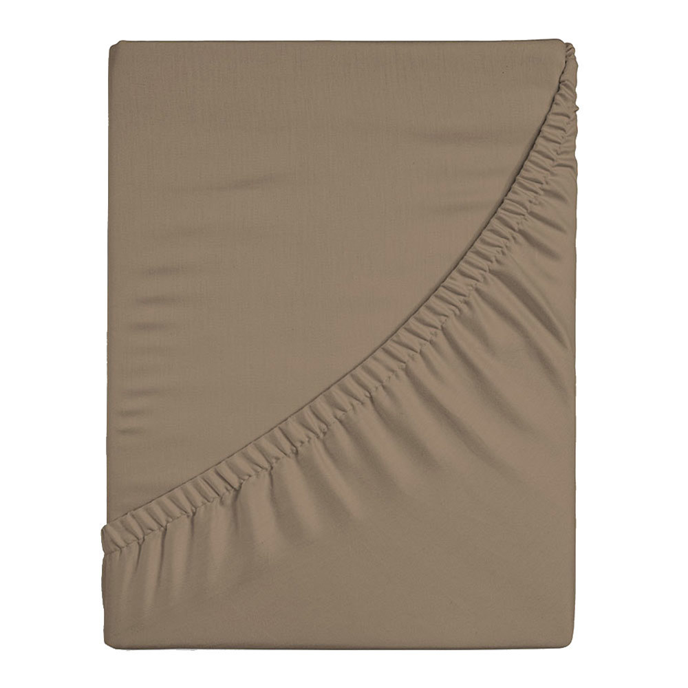 original-34411.jpg Простыня на резинке 160х200х25 см перкаль коричневая Василиса Idea — изображение 1