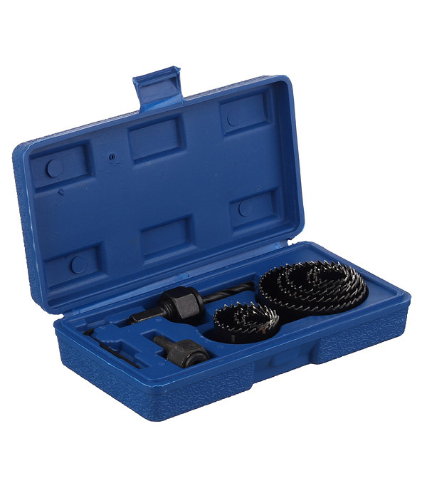 original-34418.jpg Набор коронок Практика (773-262) по дереву d19-64 мм с переходником (8 шт.) — изображение 1