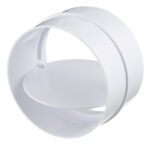 Соединитель для круглых воздуховодов ERA с обратным клапаном пластиковый d100 мм