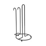 Держатель на рейлинг для бумажных полотенец 130х160х275 мм черный матовый (YJ-G218 BL)