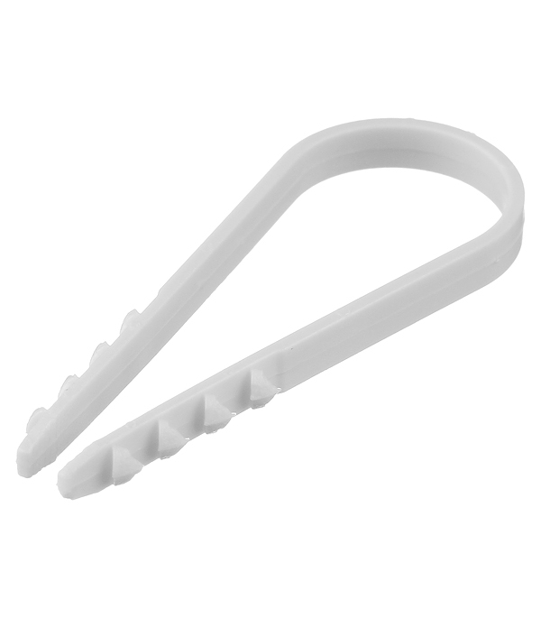 original-34489.jpg Дюбель-хомут для круглого кабеля Tech-Krep 19-25 мм белый (100 шт.) — изображение 1