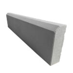 Бордюр тротуарный вибролитьевой 1000х220х75 мм серый