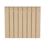 Радиатор биметаллический Rifar Supremo 500 мм 8 секций 3/4 боковое подключение бежевый