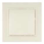 Розетка EKF Минск встраиваемая бежевая со шторками с крышкой (ERR16-029-200)