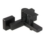 Смеситель для ванны Hansgrohe Vernis Shape черный однорычажный с коротким изливом без лейки (71450670)