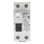 УЗО КЭАЗ OptiDin ВД1-63 63А 1P+N тип AC 300 мА 4,5 кА (221922)