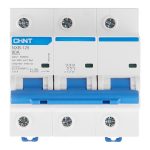 Автоматический выключатель модульный Chint NXB-125 3P 80А тип C 10 кА 400 В (816139)