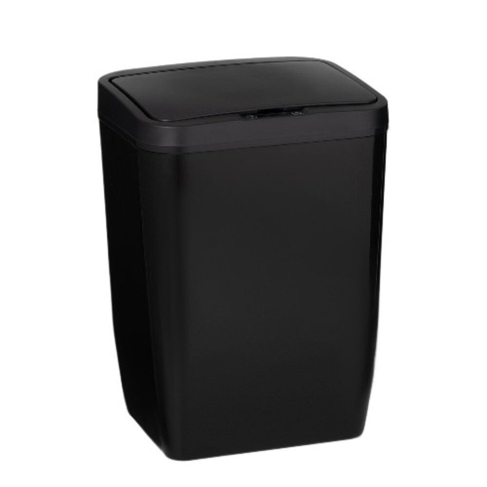 original-3485.jpg Ведро для мусора Доляна с крышкой 12 л пластик черное сенсорное — изображение 1