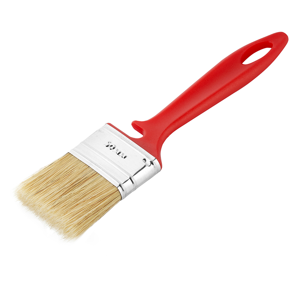 original-34859.jpg Кисть плоская натуральная щетина пластиковая ручка Wenzo Pro 50х12 мм для эмалей и лаков на алкидной основе — изображение 1