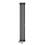 Полотенцесушитель электрический Indigo Style Pro 1200х180 мм 85 Вт с терморегулятором черный муар