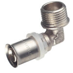 Угол VALTEC (VTm.253.N.001604) 16(пресс) х 1/2 НР(ш)