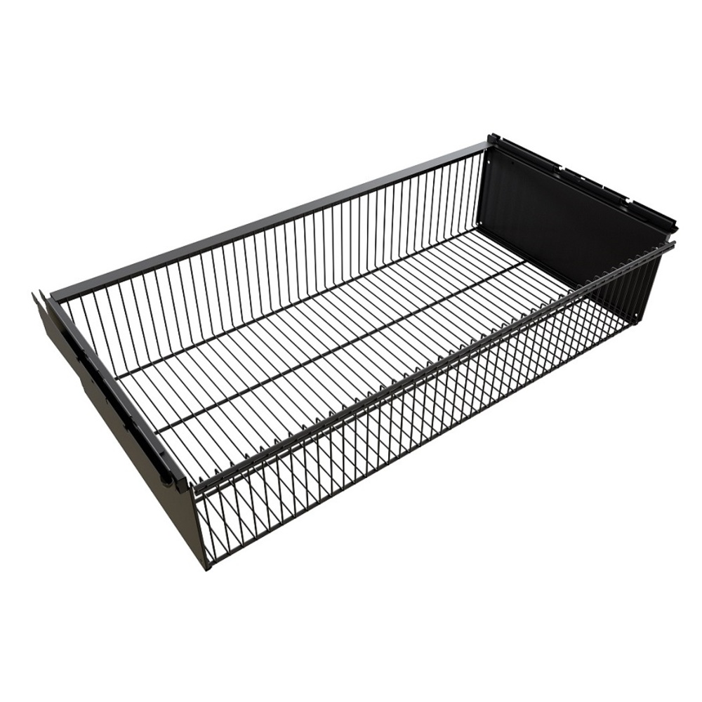 original-3504.jpg Корзина выдвижная металлическая черная 863х440х181 мм Титан-GS — изображение 1