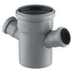 Крестовина Ostendorf HTDA d110х50х50 мм 67° пластиковая одноплоскостная для внутренней канализации (115910)