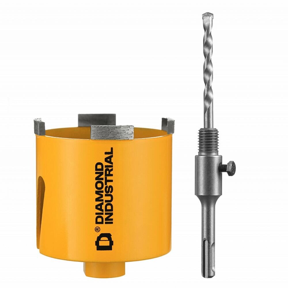 original-3510.jpg Коронка алмазная Diamond Industrial по бетону 82 мм с переходником — изображение 1