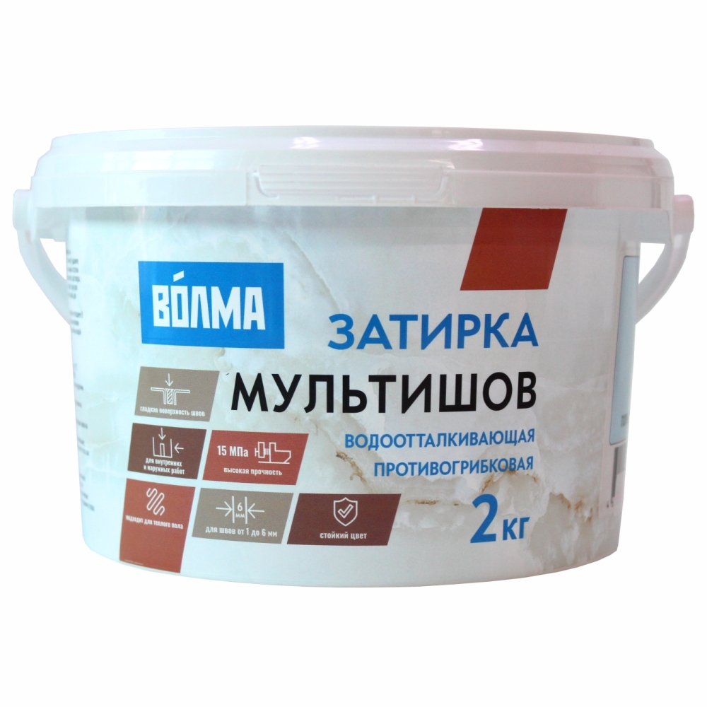 original-35191.jpg Затирка цементная Волма Мультишов голубая 2 кг — изображение 1
