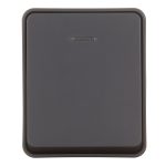 Выключатель Systeme Electric AtlasDesign Profi54 одноклавишный накладной антрацит с подсветкой (ATN544013)