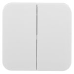 Выключатель Systeme Electric Blanca двухклавишный накладной белый (BLNVA105011)