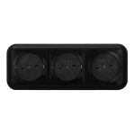 Розетка Svet накладная черная со шторками (EV0361-8331)