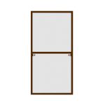 Сетка москитная 820х520 мм для окна 900х600 мм коричневая