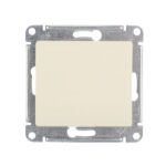 Выключатель Systeme Electric Glossa одноклавишный встраиваемый бежевый (GSL000211)