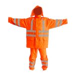 Костюм влагозащитный унисекс полиэстер с ПВХ покрытием КМ (one size) рост 180-186 см оранжевый
