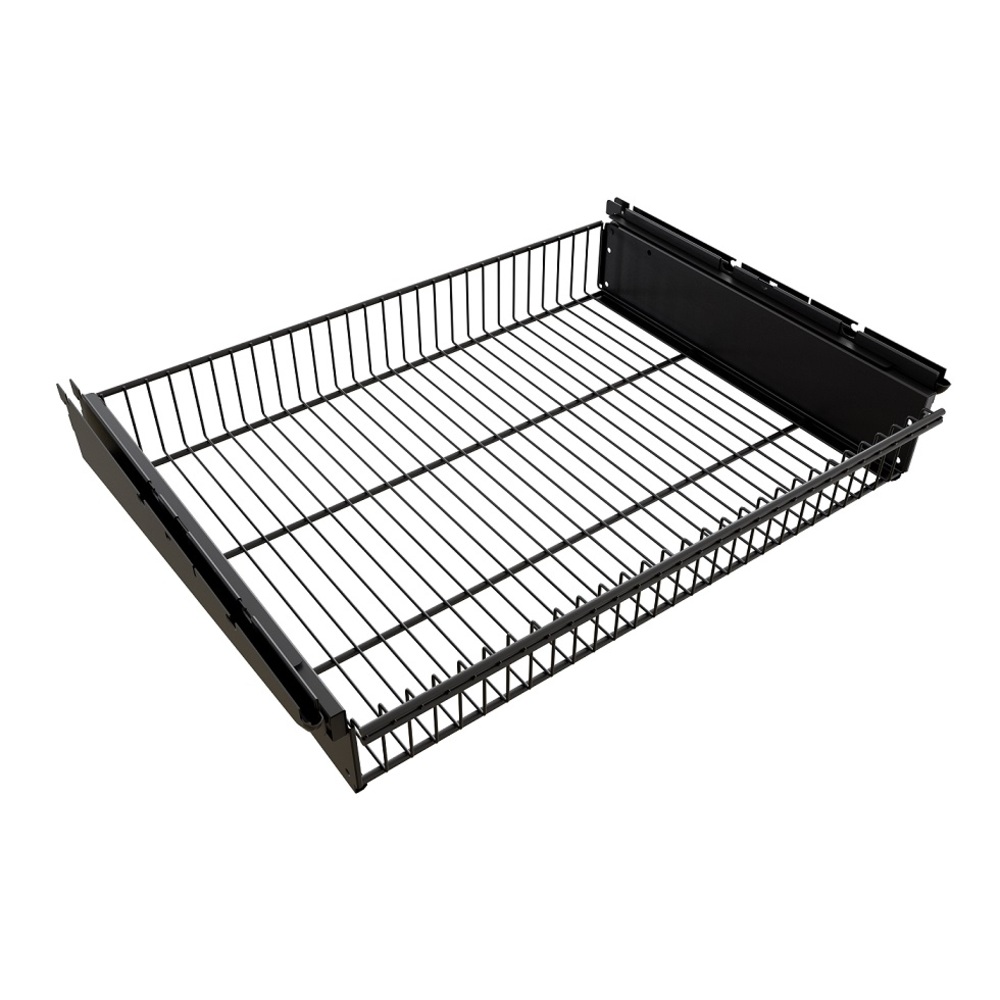 original-35560.jpg Корзина выдвижная металлическая черная 563х440х85 мм Титан-GS — изображение 1