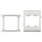 Рамка для кабель-канала 80х40/60 мм DKC Viva белая 2 модуля (10043)