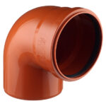 Отвод Ostendorf KGВ d160 мм 87° пластиковый для наружной канализации (222240)