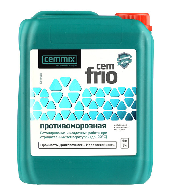 original-35689.jpg Добавка противоморозная для бетонов и растворов CemMix CemFrio 5 л — изображение 1
