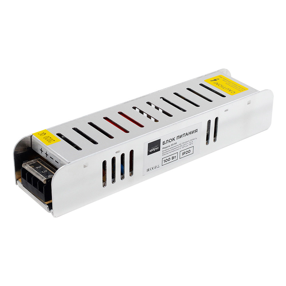 original-35693.jpg Блок питания для светодиодной ленты Apeyron 220/24 В 100 Вт IP20 (03-99) — изображение 1