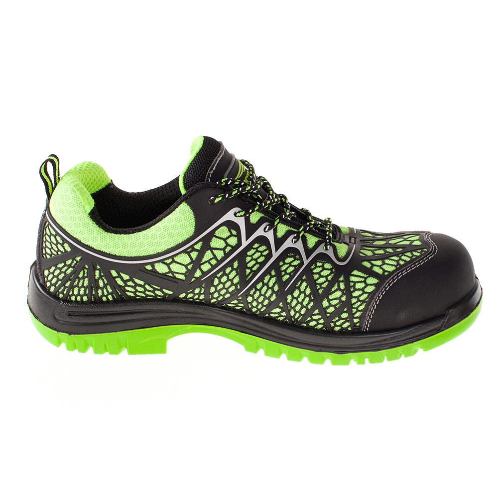 original-35801.jpg Полуботинки рабочие текстильные со светоотражающими элементами размер 43 зеленые Мистраль Неон (130167) — изображение 1