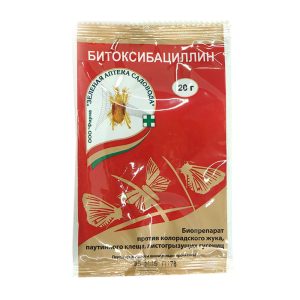 Средство для защиты от колорадского жука Зеленая Аптека Садовода Битоксибациллин 20 г