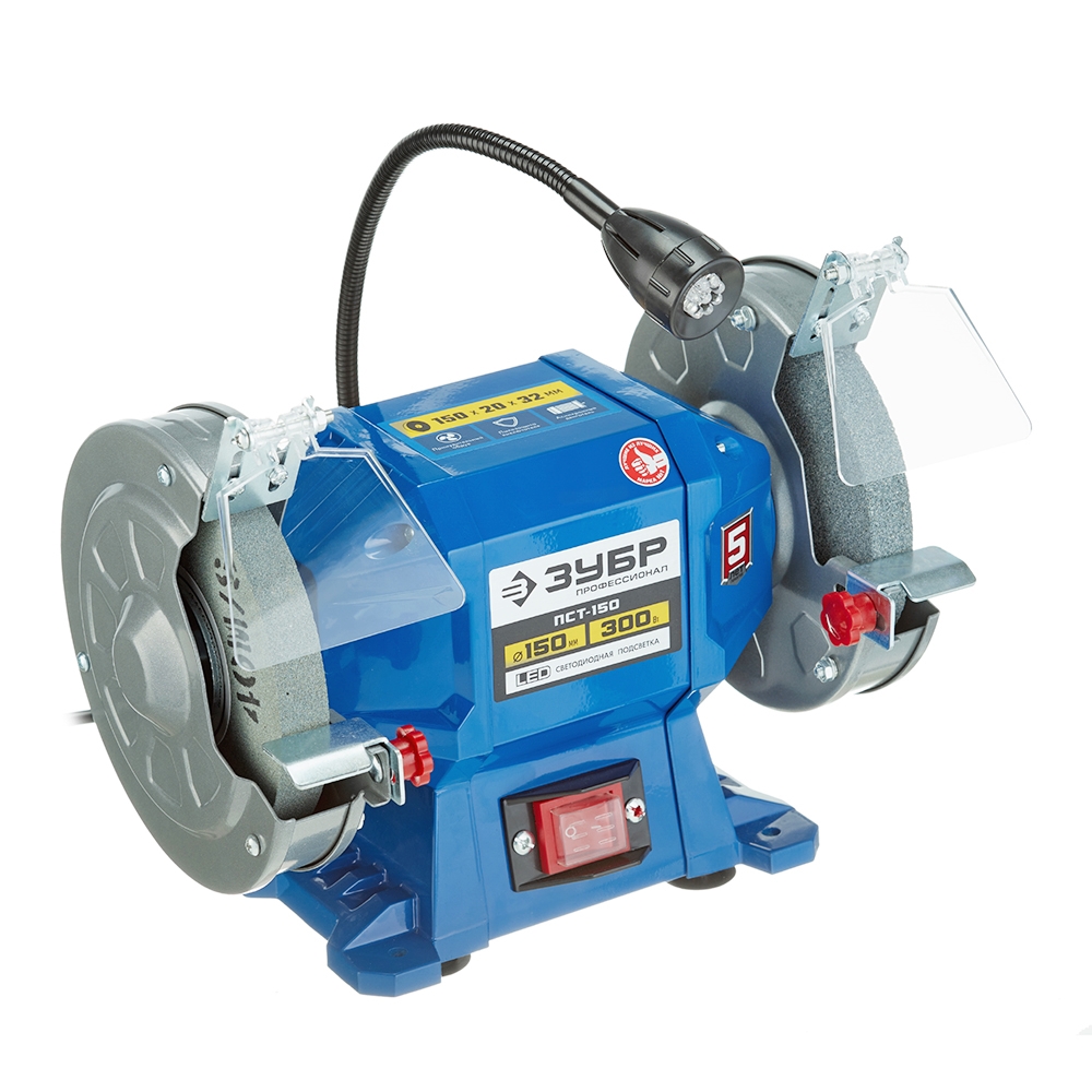 original-35827.jpg Точило электрическое Зубр ПСТ-150 300 Вт круг 150 мм — изображение 1