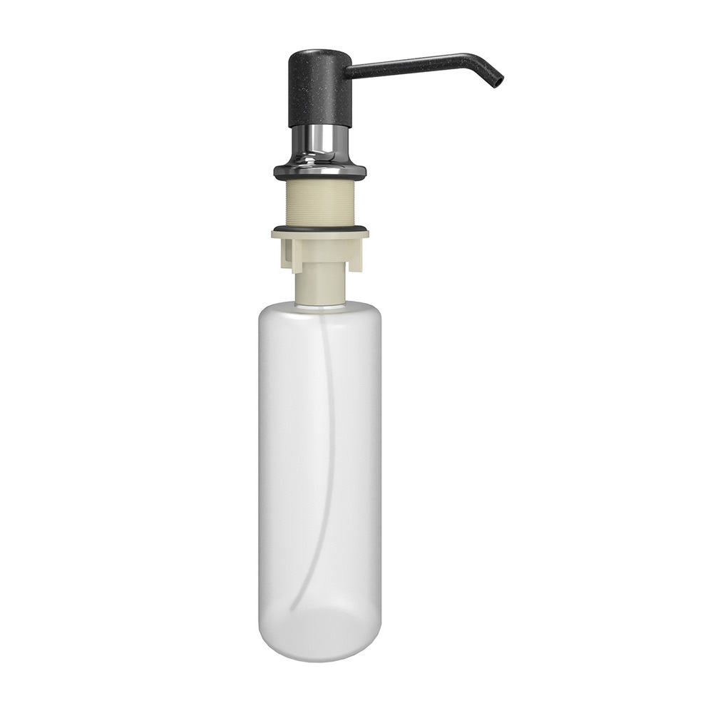 original-35831.jpg Дозатор для моющего средства Mixline D-01 330 мл пластиковый черный встраиваемый (541468) — изображение 1