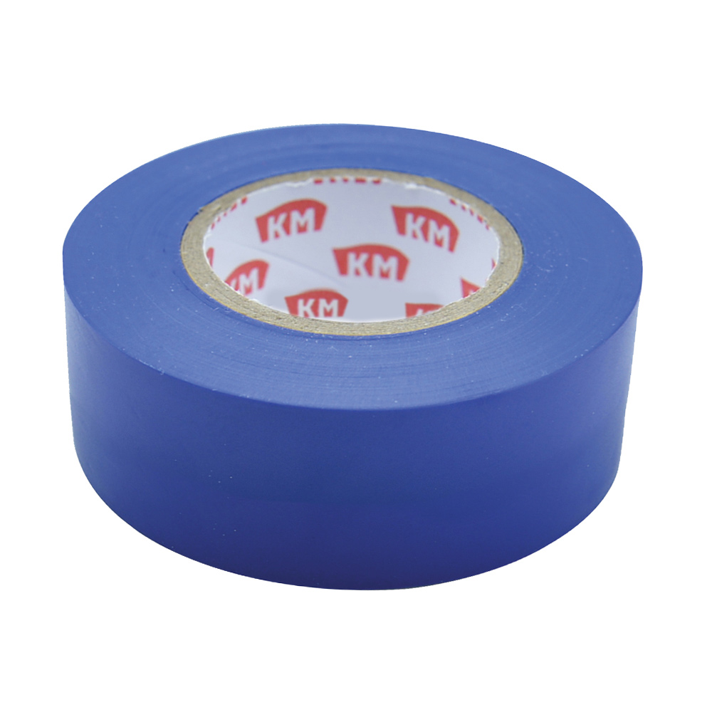 original-35832.jpg Изолента КМ ПВХ синяя 19 мм 20 м односторонняя — изображение 1