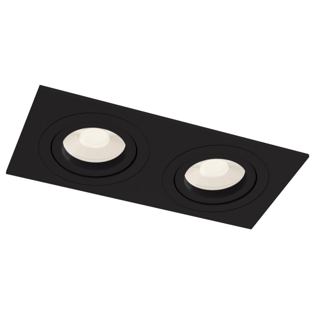 original-35870.jpg Светильник встраиваемый GU10 черный 100 Вт IP20 Maytoni Atom ДВО (DL024-2-02B) — изображение 1