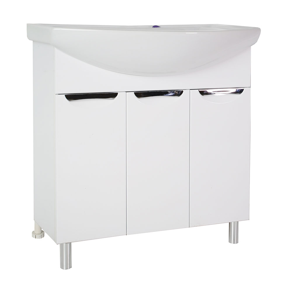 original-35965.jpg Тумба под раковину АСБ-Мебель Мессина 80 см напольная белая (11433) — изображение 1