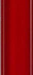 Плитка бордюр Керамин Соло 1 стеклянная красная 600x20x8,5 мм