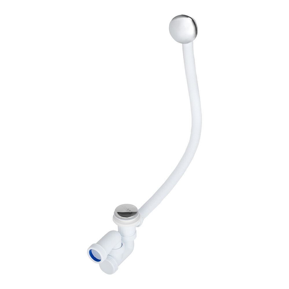 original-36021.jpg Сифон для ванны Wirquin 1 1/2х40 мм с выпуском d70 мм клик-клак с соединением 40/50 мм (30718585) — изображение 1