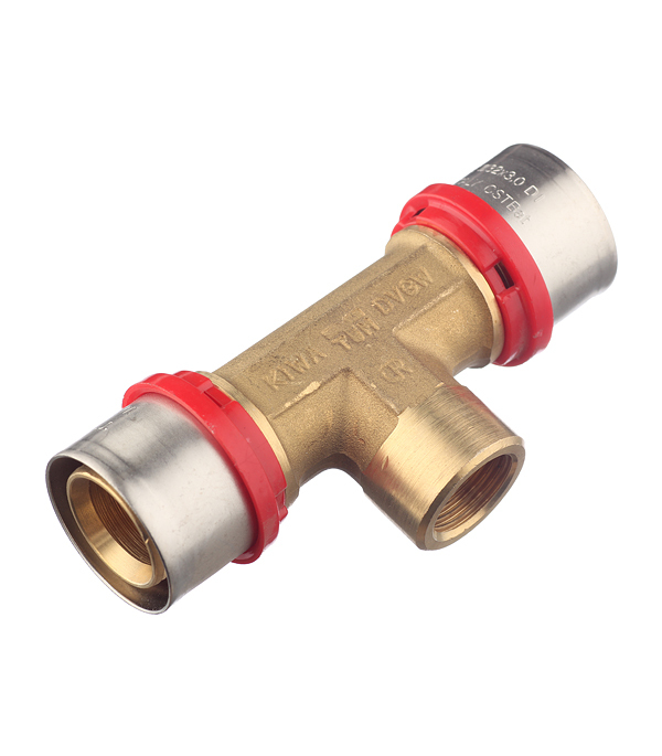 original-3603.jpg Тройник Tiemme 32(пресс) х 1/2 ВР(г) х 32(пресс) — изображение 1