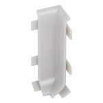 Угол внутренний 60 мм серебро для алюминиевого плинтуса (2 шт.)