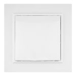 Розетка EKF Минск встраиваемая белая со шторками с крышкой (ERR16-029-100)