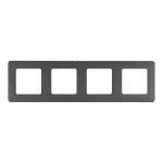 Рамка Legrand Inspiria четырехместная антрацит (673963)