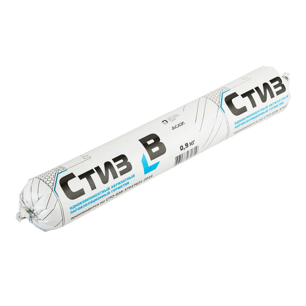 original-36241.jpg Герметик акриловый пароизоляционный внутренний Сазиласт Стиз В белый 0,9 кг — изображение 1