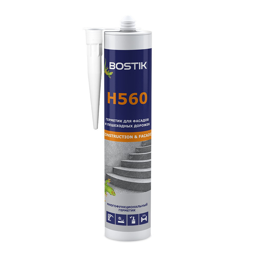 original-36290.jpg Герметик гибридный Bostik H560 светло-серый 290 мл — изображение 1