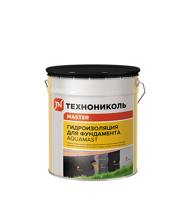 original-36293.jpg Мастика битумная для фундамента Технониколь АкваМаст 18 кг — изображение 1