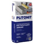 Клей для газобетона Plitonit Мастер Кладки зимний 25 кг
