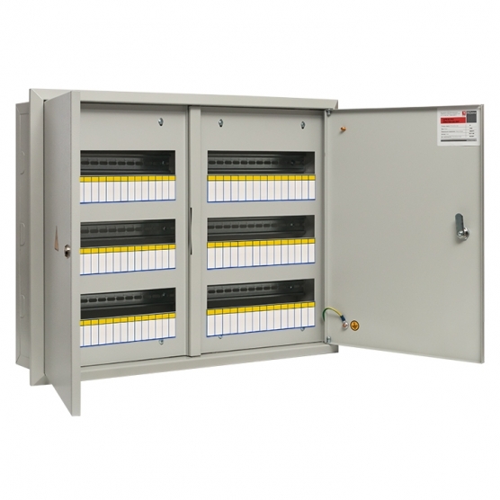 original-36498.jpg Щит распределительный встраиваемый EKF PROxima ЩРВ-90 металлический IP31 520х720х120 мм 90 модулей с замком — изображение 1